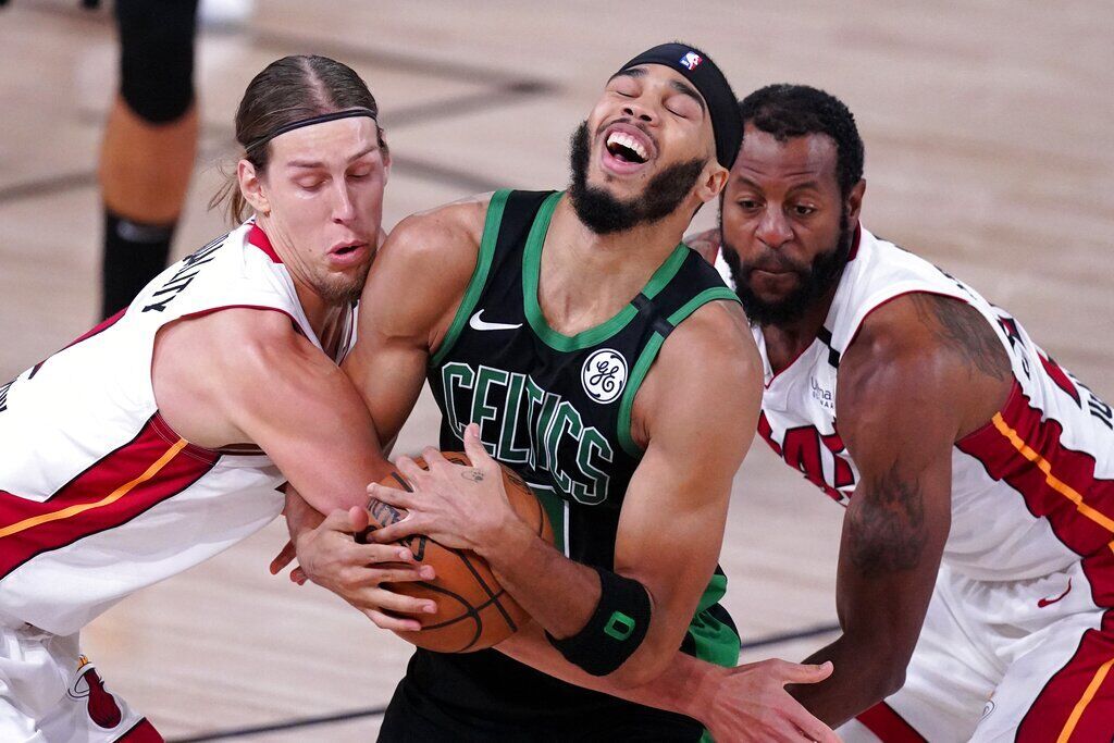 APTOPIX Heat Celtics Basketball